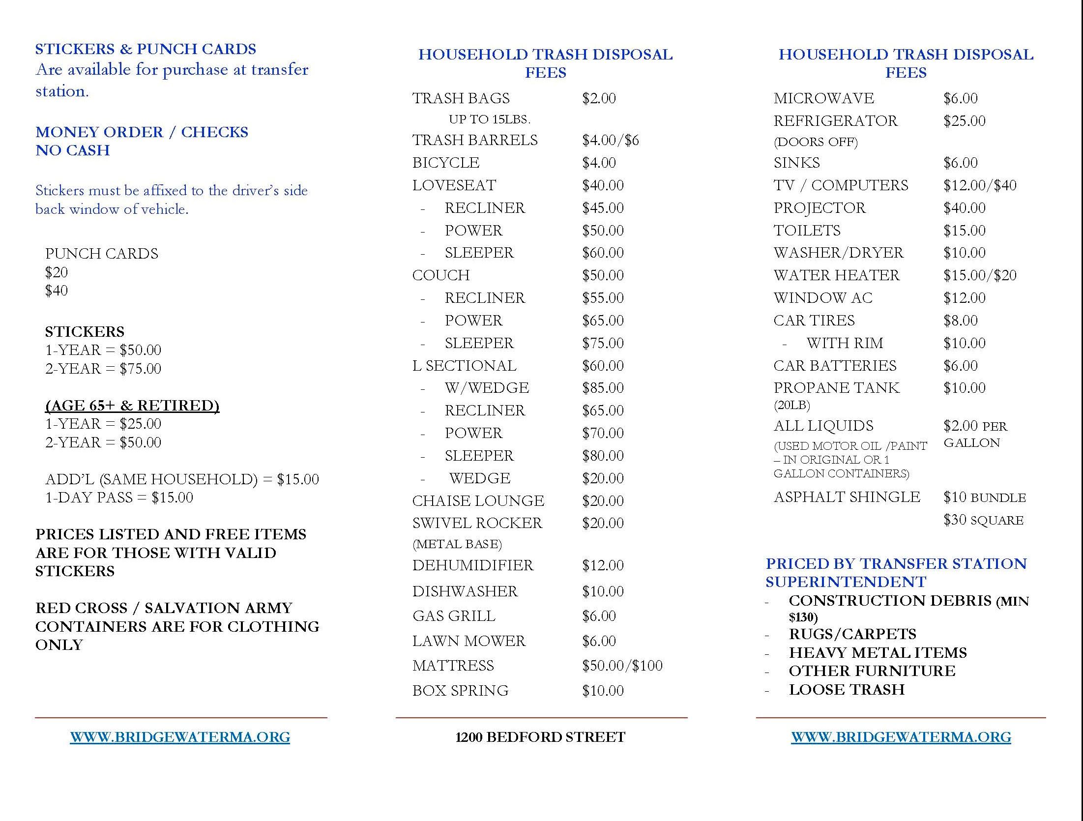 Transfer Station Stickers